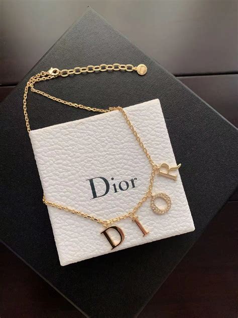 dior necklace evolution|Dior monogram necklace.